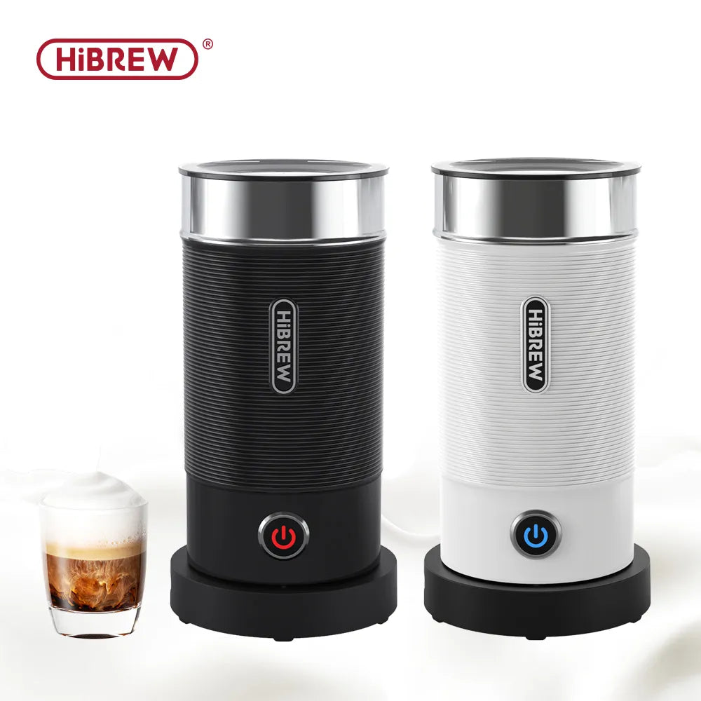 HiBREW M1A Fully Automatic Milk Frother - Hot and Cold Latte Cappuccino Mixer and Warmer, with Cool Touch