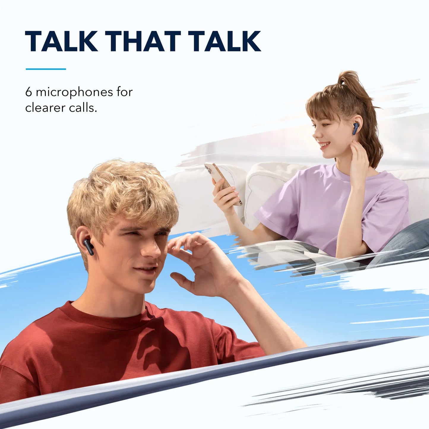 Anker Soundcore Life P3 Wireless Earbuds: Bluetooth, Noise-Cancelling, 6 Mics for Crystal Clear Calls and Thumping Bass