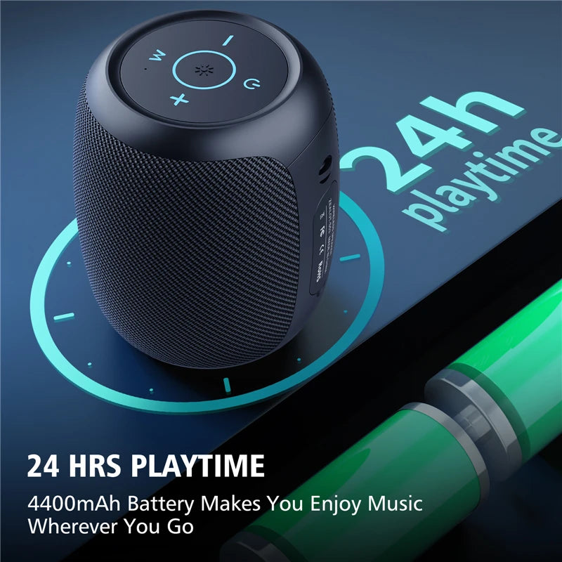 ZEALOT S53 Portable Bluetooth Speaker with 10W Power, 10 Hour Playback, and 4400Mah Battery Capacity