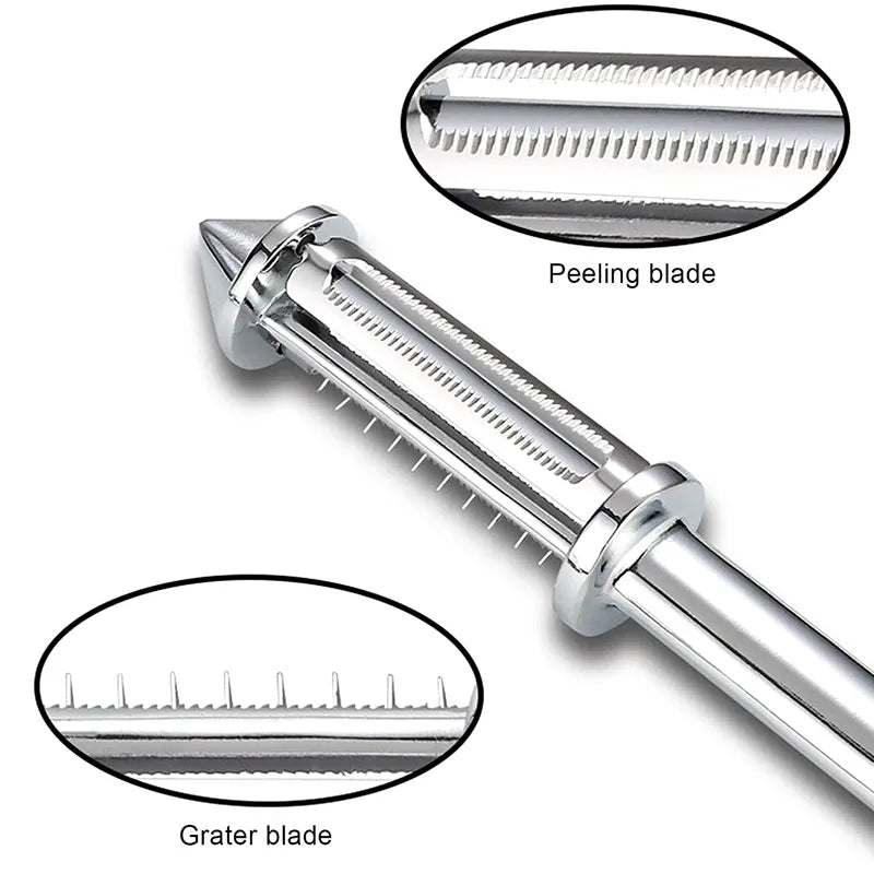Konco Kitchen Tool - Fruit and Vegetable Peeler with Alloy Sharp Blade for Effortless Potato and Carrot Grating - Premium Kitchen Accessories