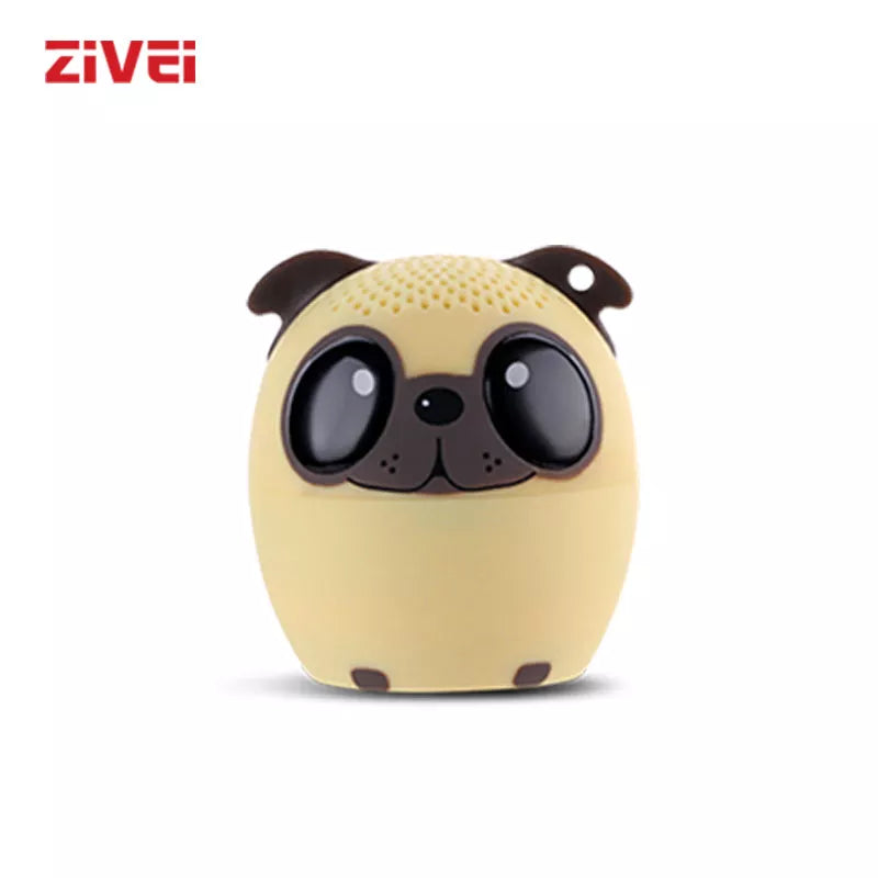 Zivei Mini Wireless Bluetooth Speaker: Portable Animal Design Music Player with Subwoofer, Bass Stereo, Ideal Christmas Gift