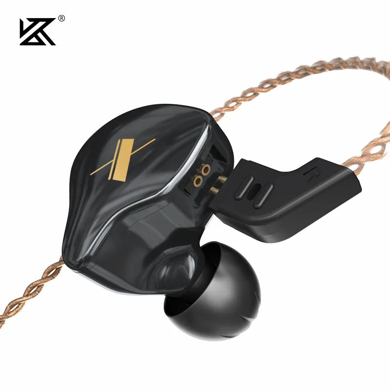 KZ EDX Studio Monitor Earphones with High-Fidelity Bass & Noise Cancellng