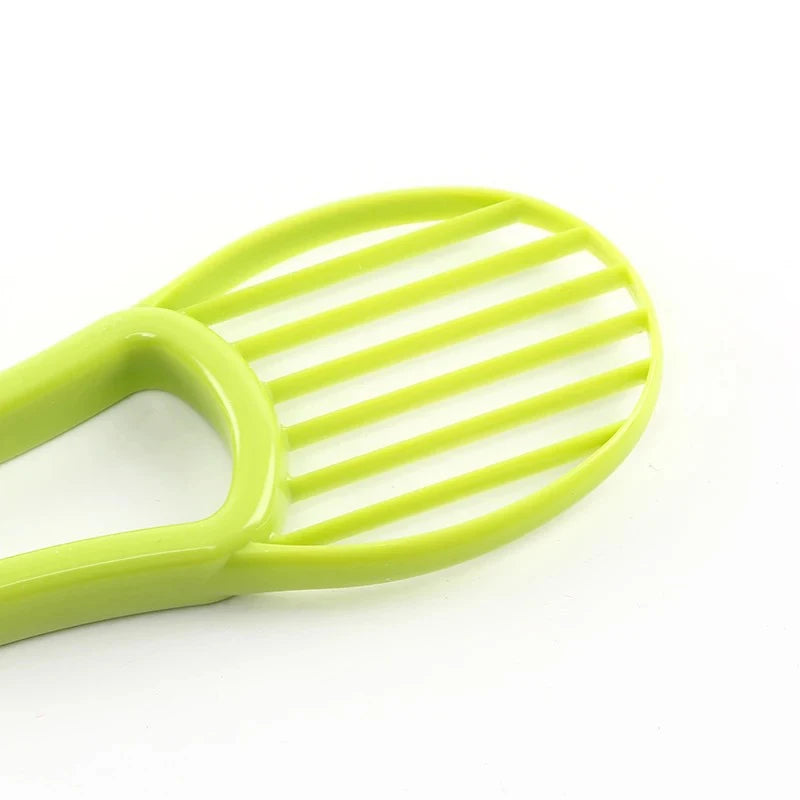 3-in-1 Avocado Tool: Slicer, Corer, and Pulp Separator - Plastic Knife - Kitchen Gadgets