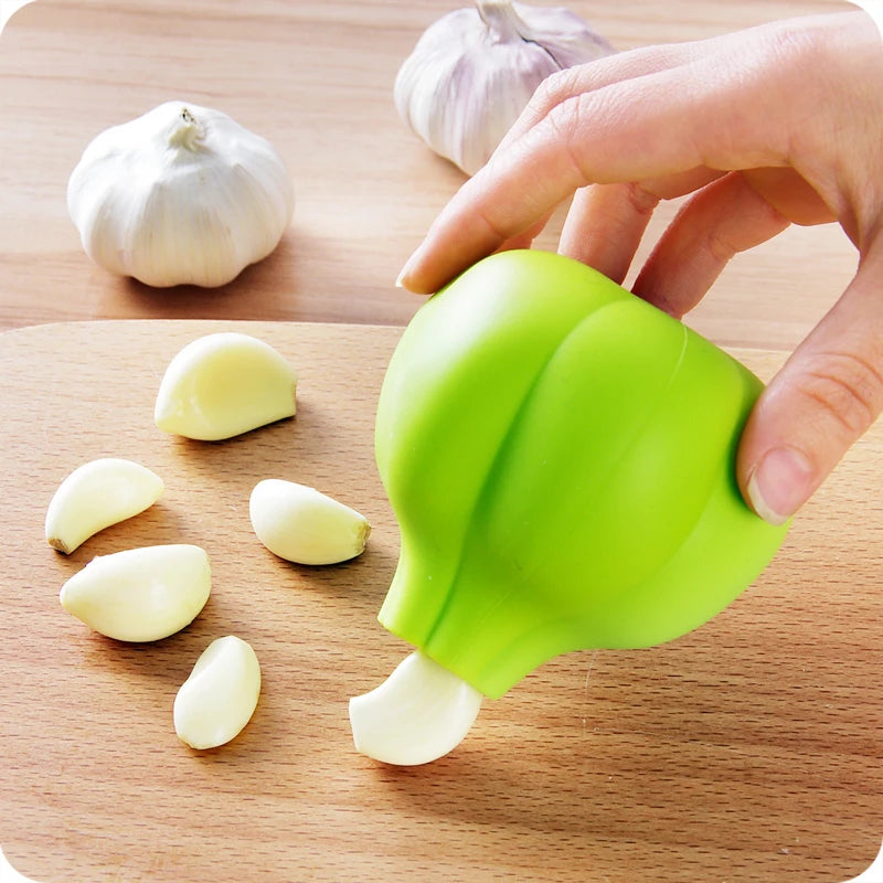 Silicone Garlic Peeler - Efficient Garlic Peeling Machine for Cooking and Vegetable Preparation