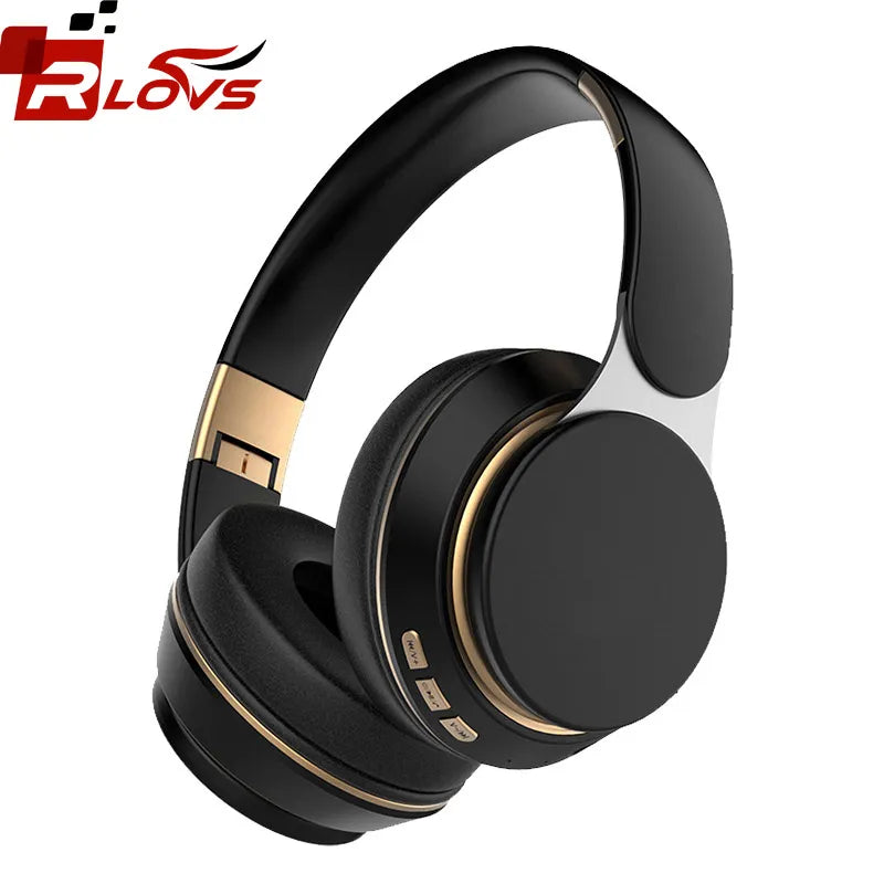 Bluetooth 5.0 Wireless Headphones - Foldable HiFi Stereo Earphone with 9D Bass Sport Headset and Microphone