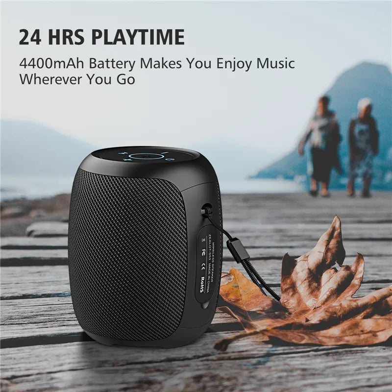 ZEALOT S53 Portable Bluetooth Speaker with 10W Power, 10 Hour Playback, and 4400Mah Battery Capacity