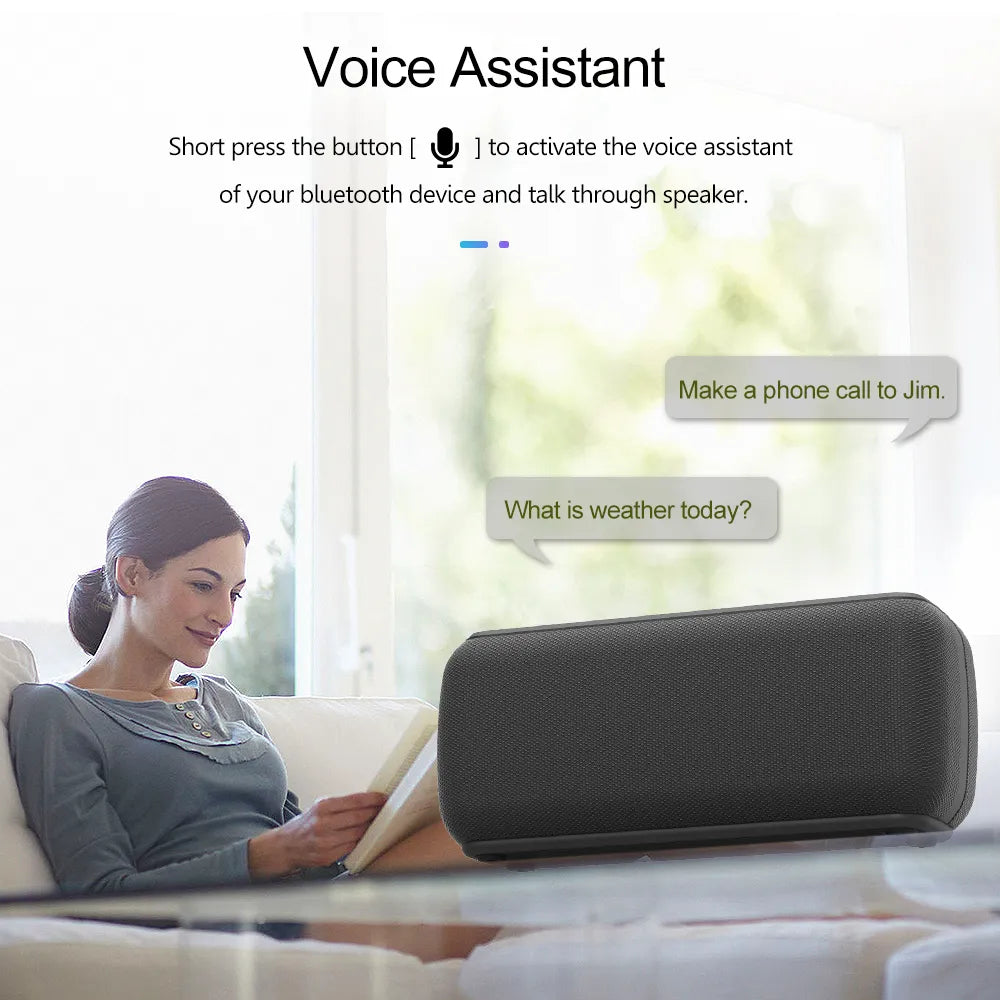 XDOBO X8 Portable Speakers with 60W Power, Enhanced Bass and Subwoofer, Wireless, Waterproof, and 12-Hour Playtime Features - TWS Enabled with 6600mAh Power Bank Function