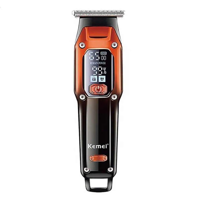 Kemei-658 Professional Men's Hair Trimmer - Beard Clipper, Electric Razor, Haircut Machine, and Shaver