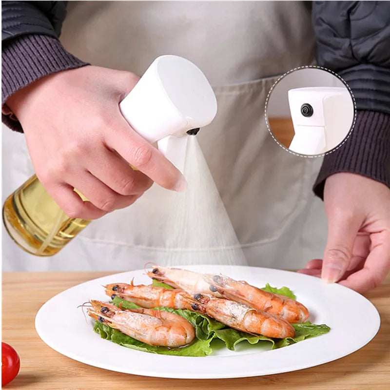 BBQ Cooking Oil & Vinealingar Sprayer- Versatile Kitchen Sauce Dispenser for Baking, Camping, Barbecue | Suitable for Olive Oil & Soy Sauce