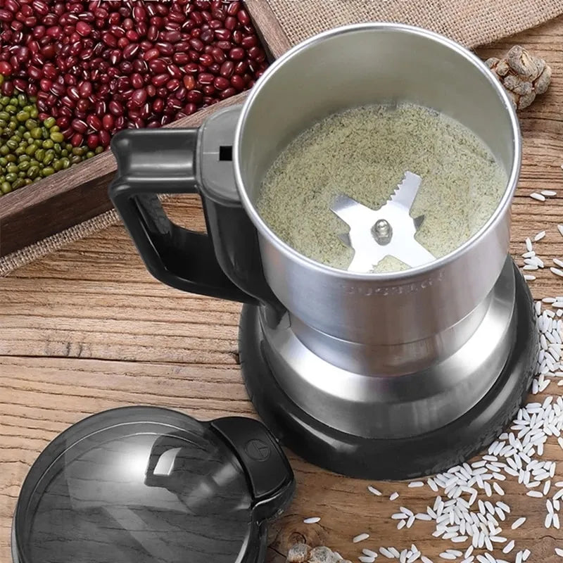High-Powered Electric Coffee Grinder - Premium Kitchen Tool for Grinding Spices, Nuts, Grains and Beans, Perfect for Home Use