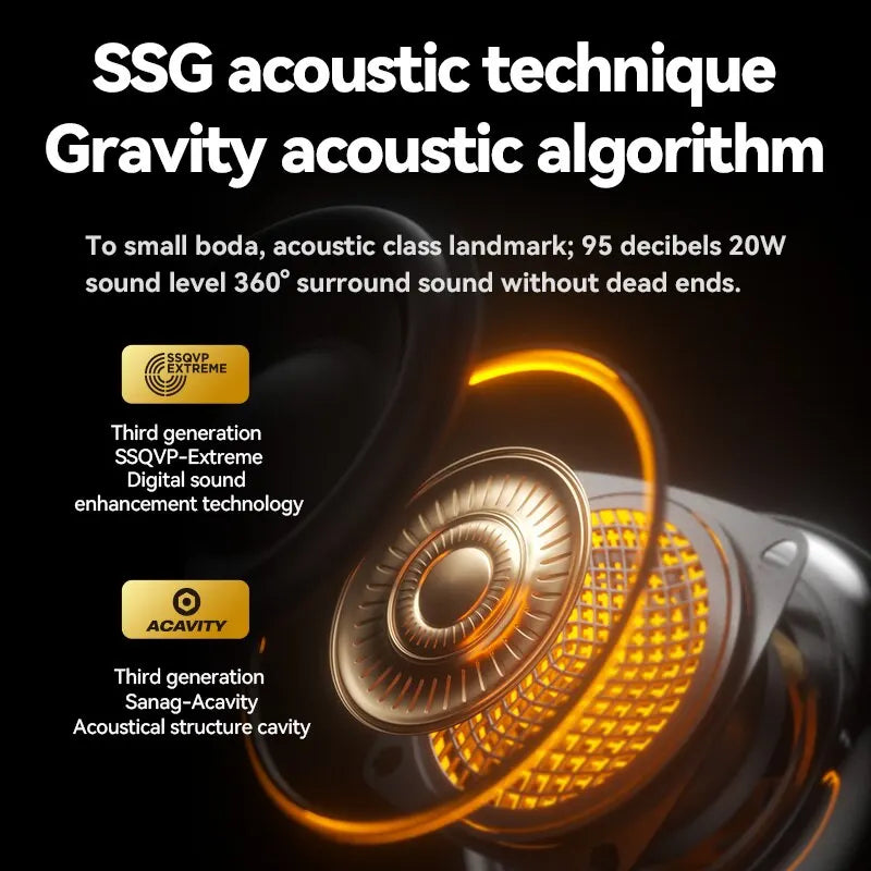 Portable Mini Speaker Sanag X10 with Wireless Bluetooth, 360° Streamer Screen, 9 Lighting Modes, and 10 Hours Play Time