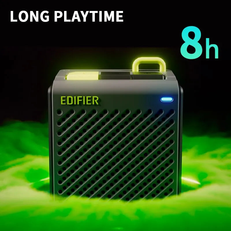 Edifier MP85 Lightweight Portable Bluetooth Speakers - 70g Waterproof Wireless Stereo for Camping, Walking, 8H Playback Time