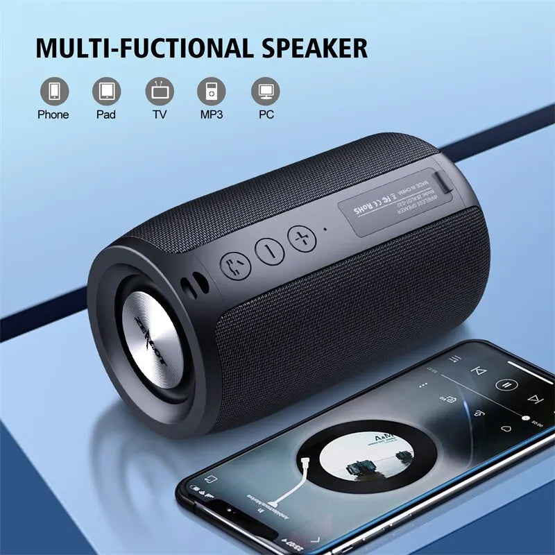 ZEALOT S32 Waterproof Portable Wireless Subwoofer - 1500 Mah Battery 12 hours playback