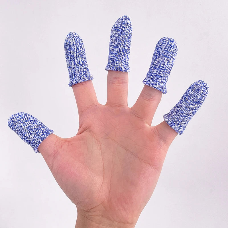 10-Piece Anti-cut Finger Protectors for Kitchen Safety - Thumb Knife Picker Finger Cover for Enhanced Protection during Cutting - Essential Finger Gadgets