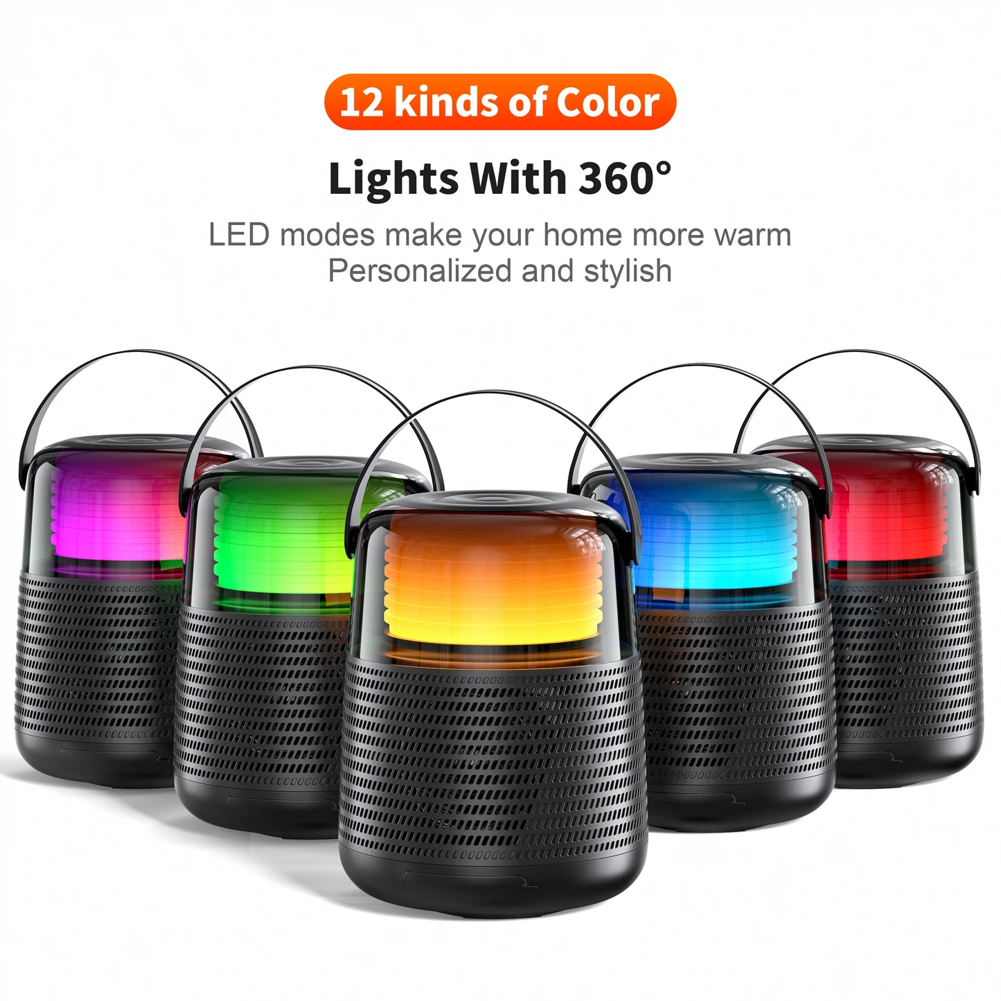 QERE HF55 Hi-Res 20W Audio Bluetooth Speaker - Portable, Waterproof IPX5, Wireless HiFi Speaker with Multiple Connection Modes
