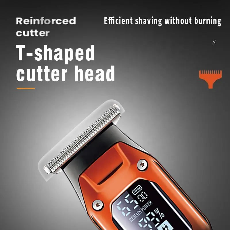 Kemei-658 Professional Men's Hair Trimmer - Beard Clipper, Electric Razor, Haircut Machine, and Shaver