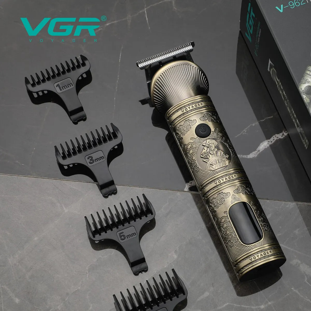 VGR Professional 6-in-1 Grooming Kit - Rechargeable Metal Hair Trimmer, Body Shaver, Nose Trimmer, Hair Clipper - Vintage V-106 Model