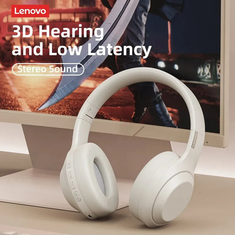 Lenovo Thinkplus TH10 TWS Bluetooth Stereo Headphones with Mic - Ideal for iPhone, Samsung & Android Devices