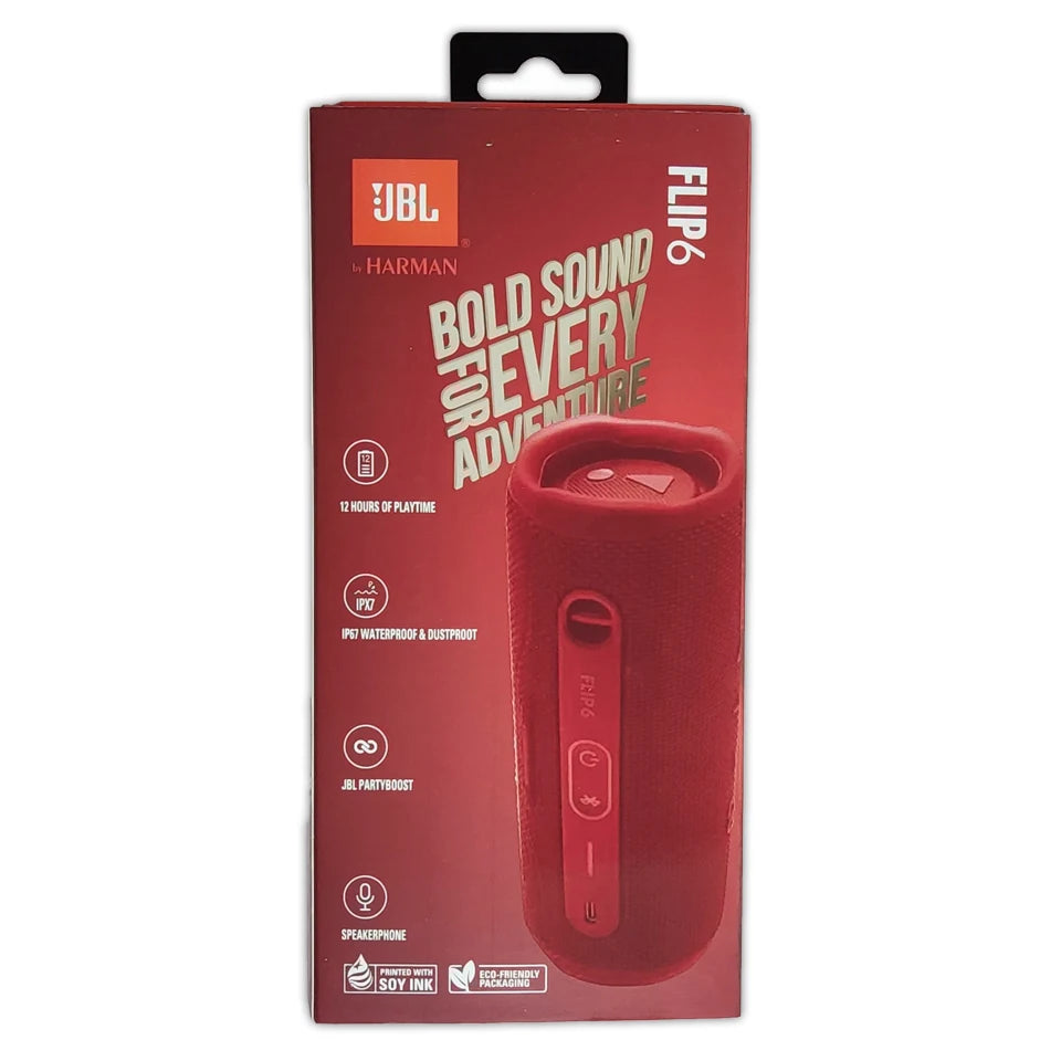 JBL Flip 6 Portable Waterproof Bluetooth Speaker - Outdoor Wireless IPX7
