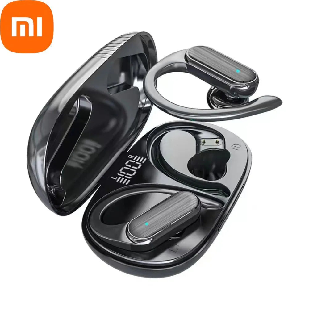 Xiaomi A520 Bluetooth 5.3 Wireless Earbuds - Waterproof Sports Headset with 60hr Playtime, Earhooks, Ideal for Gaming, Compatible with Phone/Laptop