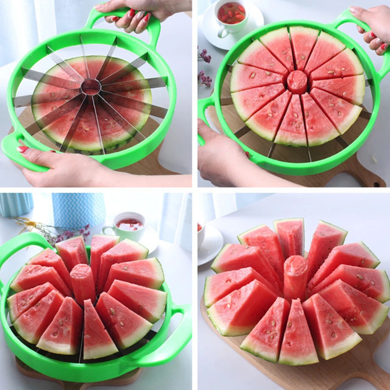 Watermelon and Cantaloupe Slicer - Top Quality Kitchen Gadget for Perfectly Sliced Fruits