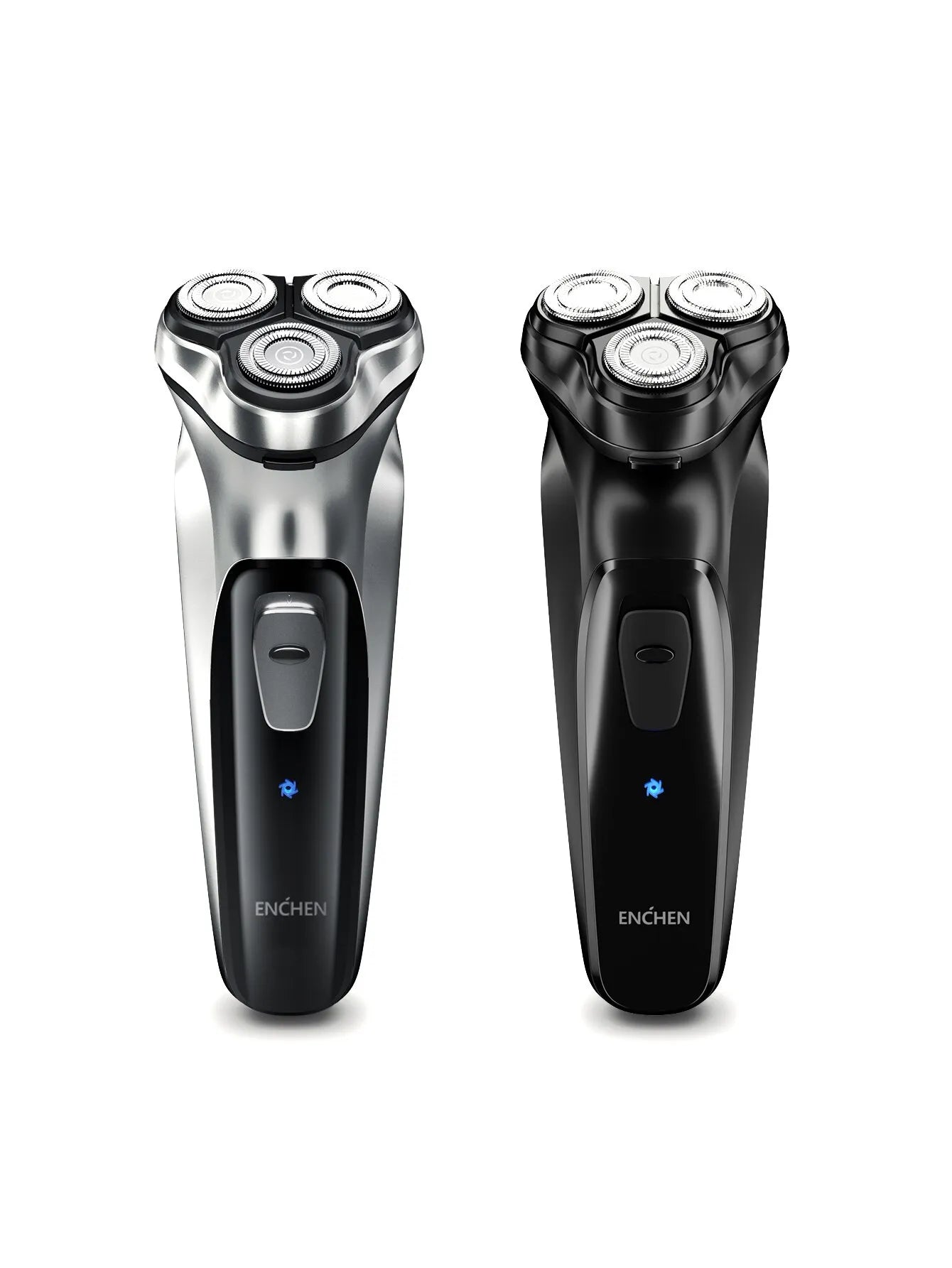 Enchen Blackstone USB Rechargeable Men's Electric Rotary Shaver with 3D Floating Blade and Washable Design