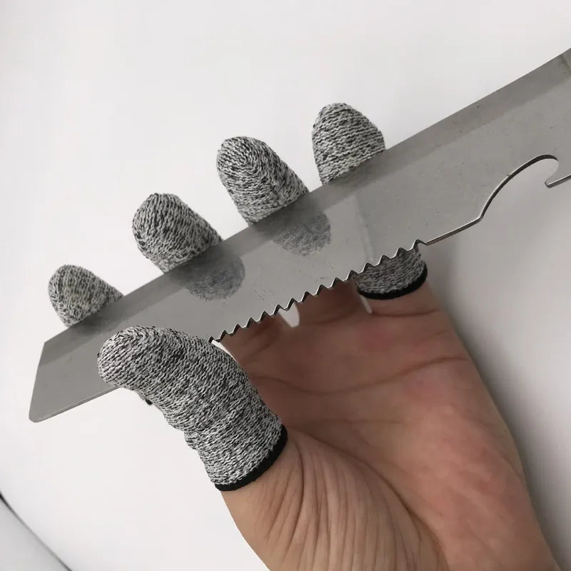 10-Piece Anti-cut Finger Protectors for Kitchen Safety - Thumb Knife Picker Finger Cover for Enhanced Protection during Cutting - Essential Finger Gadgets