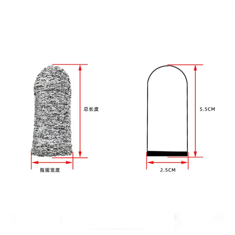 10-Piece Anti-cut Finger Protectors for Kitchen Safety - Thumb Knife Picker Finger Cover for Enhanced Protection during Cutting - Essential Finger Gadgets