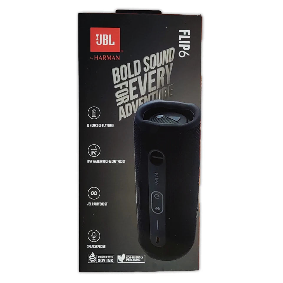 JBL Flip 6 Portable Waterproof Bluetooth Speaker - Outdoor Wireless IPX7