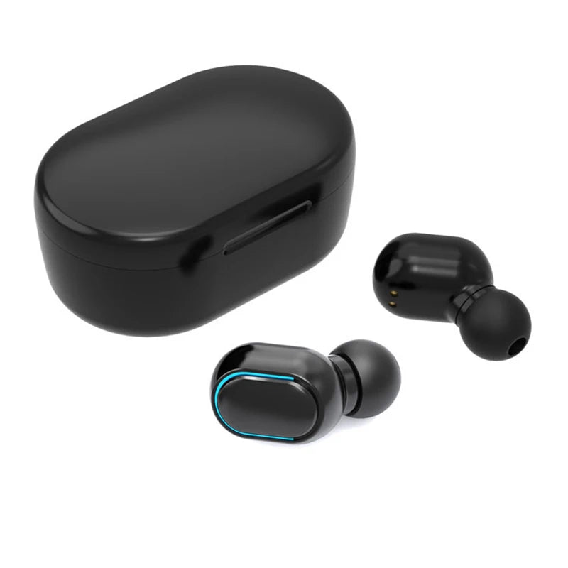 E7S TWS Bluetooth Wireless Headphones - Waterproof Sports Headset with Microphone - Compatible with All Smartphones for Music and Calls