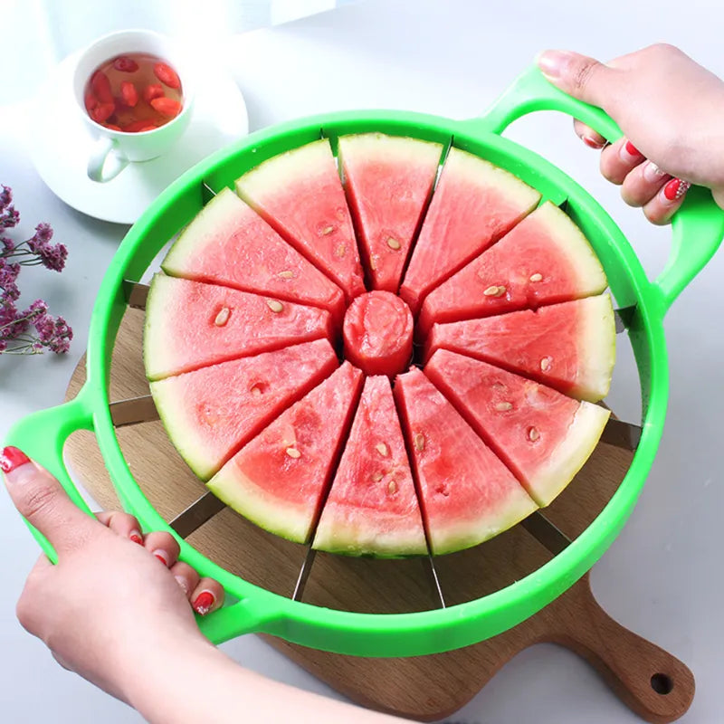 Watermelon and Cantaloupe Slicer - Top Quality Kitchen Gadget for Perfectly Sliced Fruits