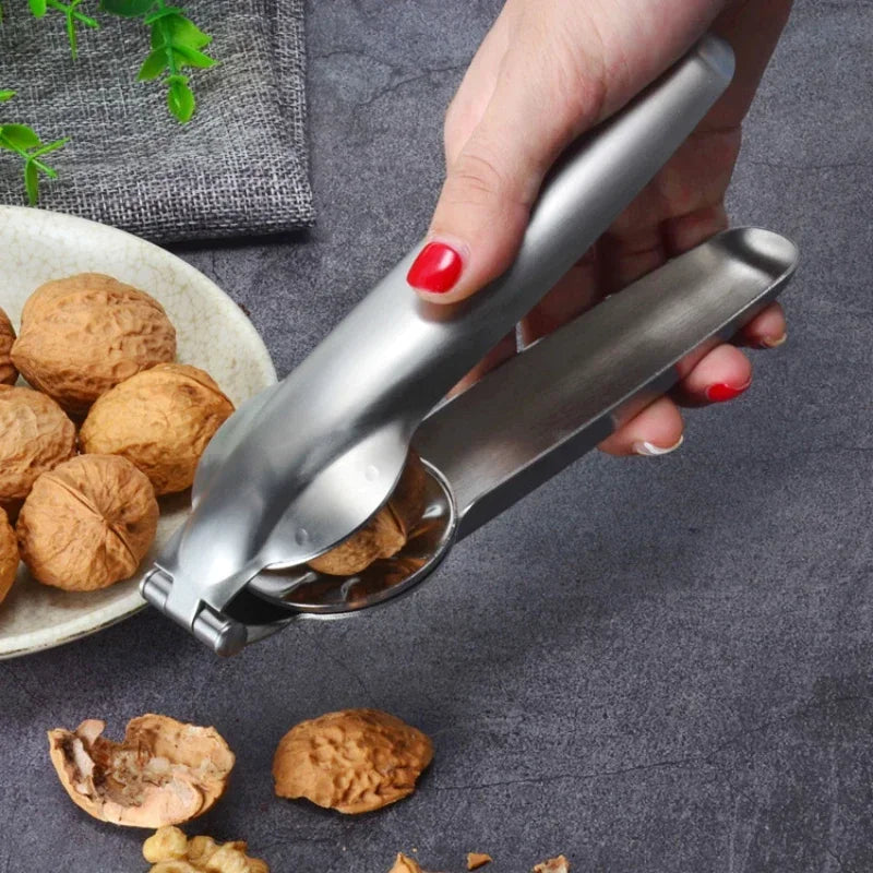 Stainless Steel Chestnut Opener - Nut Cracker Sheller Tool with Walnut Pliers - Chestnut Cutter and Opener - Kitchen Gadgets and Accessories