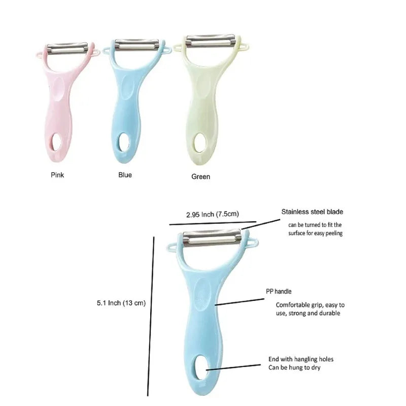 Ceramic Blade Kitchen Peeler - Vegetable Graters, Salad & Potato Peeler | Kitchen Accessories, Utensils, Kitchenware Gadget