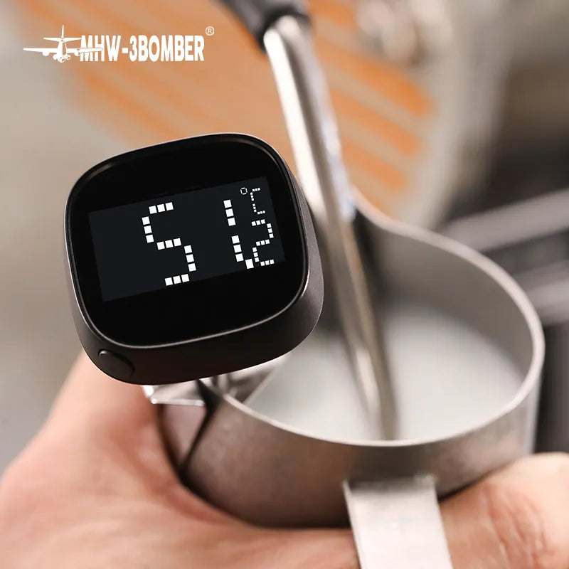 MHW-3BOMBER Instant-Read Digital Thermometer - Ideal for BBQ, Cooking, Camping, Coffee Brewing, and Kitchen Use