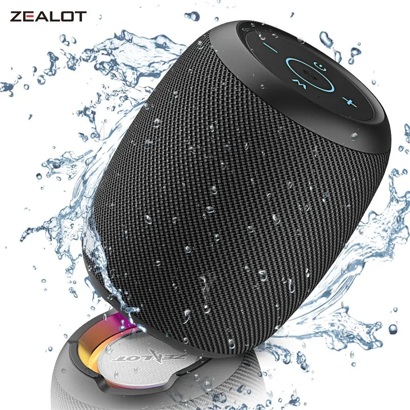 ZEALOT S53 Portable Bluetooth Speaker with 10W Power, 10 Hour Playback, and 4400Mah Battery Capacity