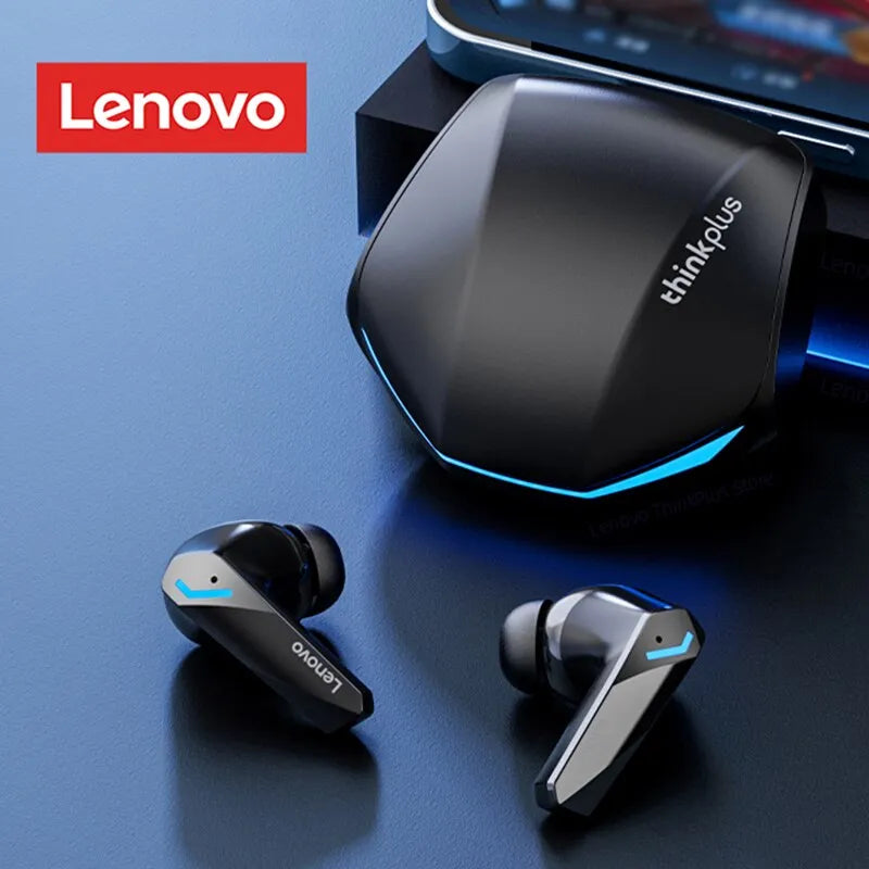 Lenovo GM2 Pro Wireless Gaming Earphones - Bluetooth 5.3, In-Ear Sports Headset, 30hr Battery, Low Latency, Dual Mode Music, New