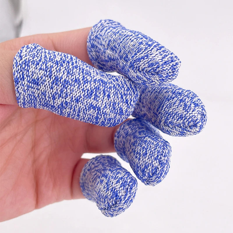 10-Piece Anti-cut Finger Protectors for Kitchen Safety - Thumb Knife Picker Finger Cover for Enhanced Protection during Cutting - Essential Finger Gadgets