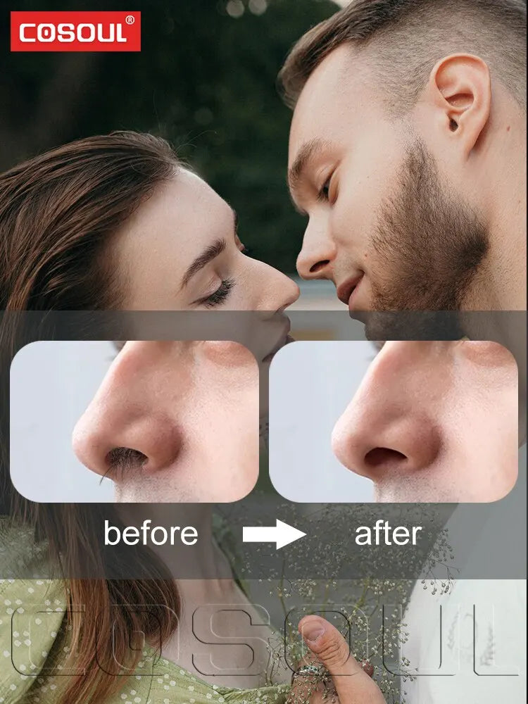COSOUL Rechargeable Electric Nose Hair Trimmer - Waterproof Ear and Nose Razor Shaver for Men and Women