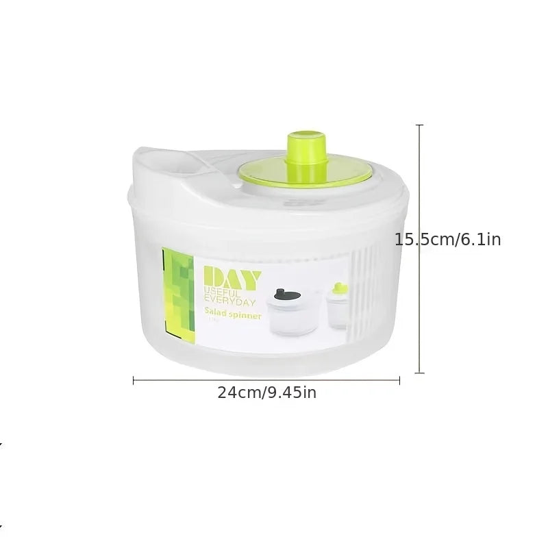 Vegetable and Fruit Spinner: Salad Dryer, Washer, Drainer, and Colander