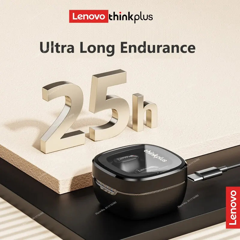 Lenovo XT62 TWS Original Wireless Bluetooth 5.3 Sport Earphones with HiFi, Noise Reduction, and Touch Control Features