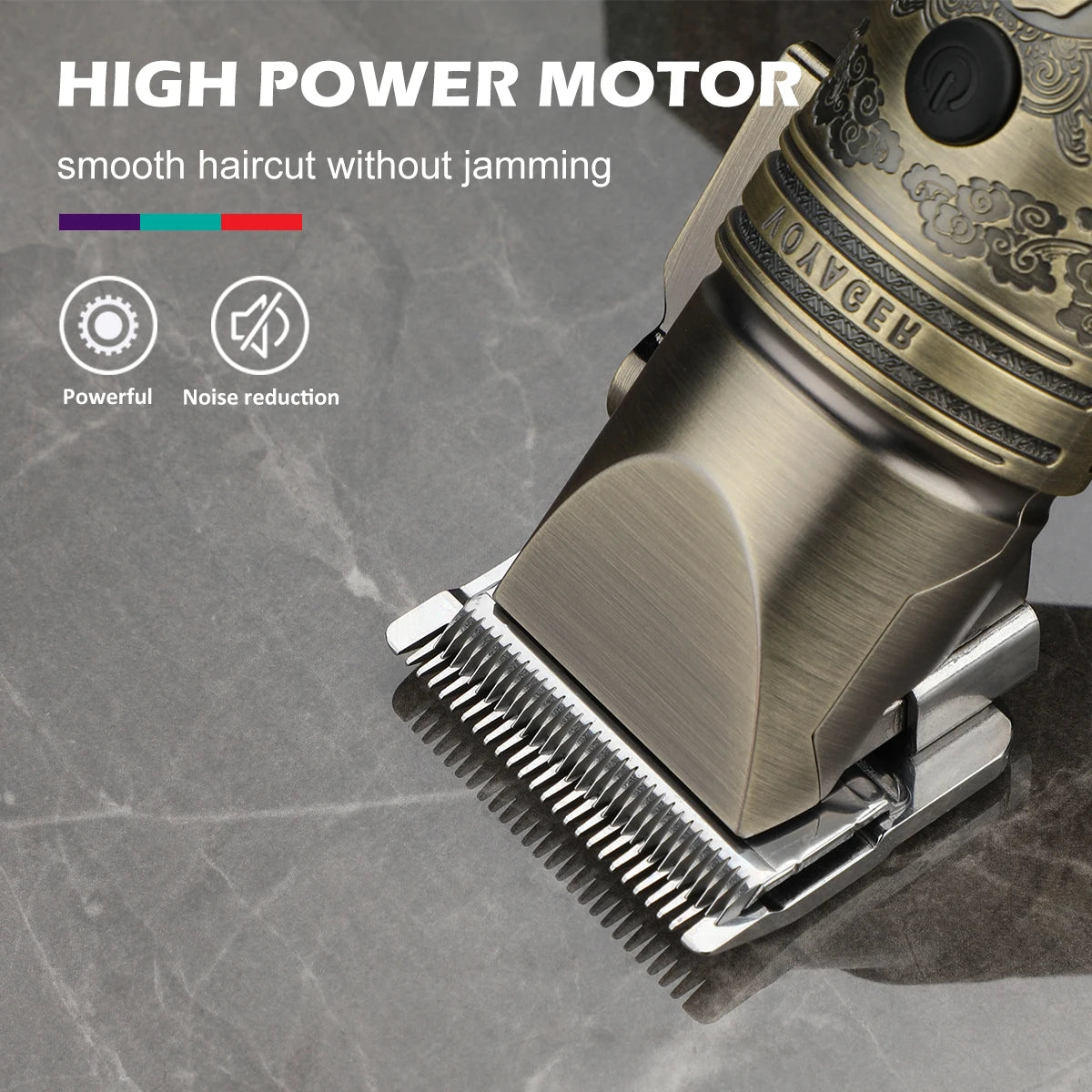 VGR Professional Hair Clipper for Men, Adjustable Rechargeable T9 Hair Trimmer with LED Display, V-697 Hair Cutting Machine