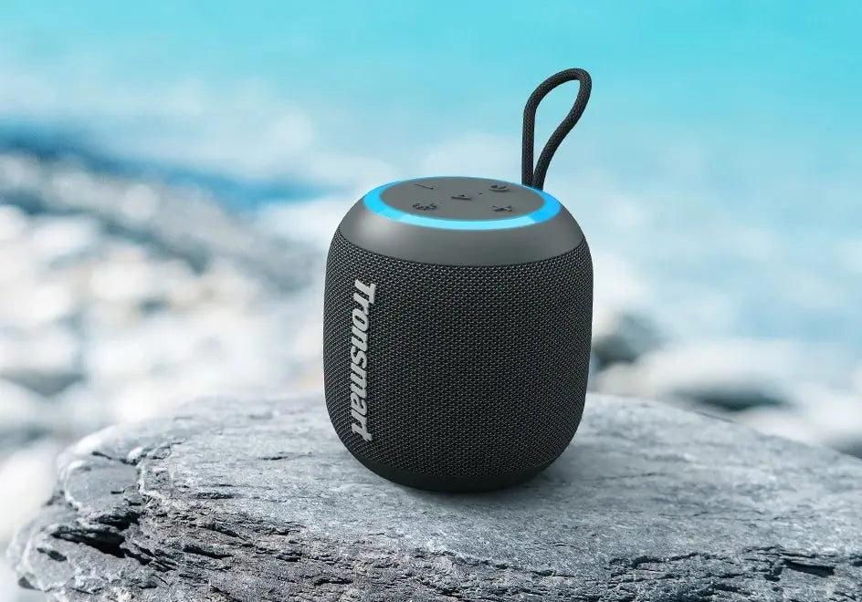 Tronsmart T7 Mini Portable Speaker: Wireless and Bluetooth 5.3 Enabled, with Balanced Bass, IPX7 Waterproofing, Perfect for Outdoor Use, Compatible with All Phones