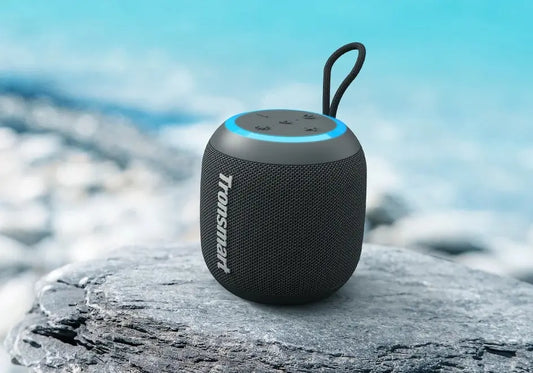 Tronsmart T7 Mini Portable Speaker: Wireless and Bluetooth 5.3 Enabled, with Balanced Bass, IPX7 Waterproofing, Perfect for Outdoor Use, Compatible with All Phones