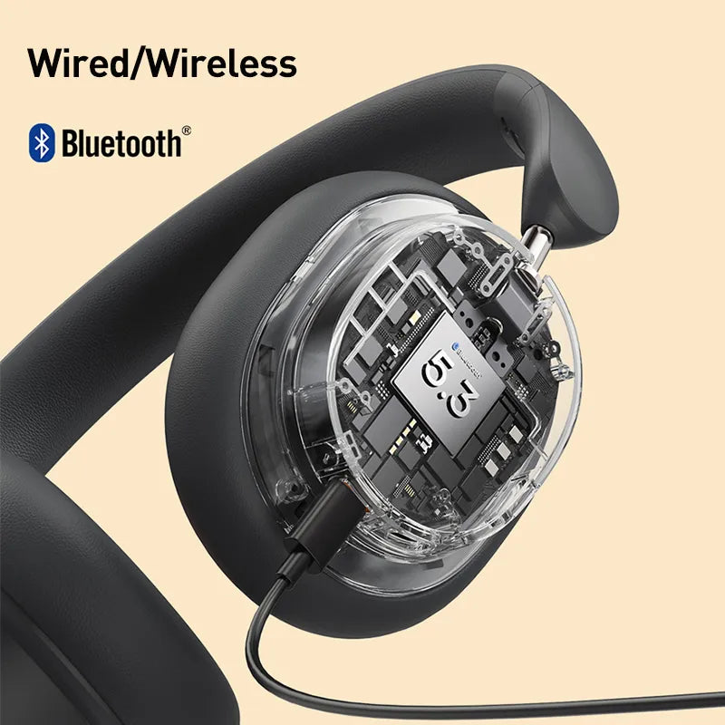 Baseus Bowie D05 Wireless Bluetooth 5.3 Over-Ear Headphone - Foldable HIFI Level Headset with 40mm Driver, 70H Battery Life