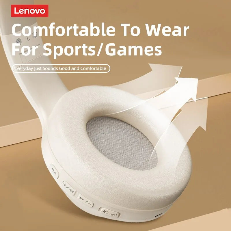Lenovo Thinkplus TH10 TWS Bluetooth Stereo Headphones with Mic - Ideal for iPhone, Samsung & Android Devices