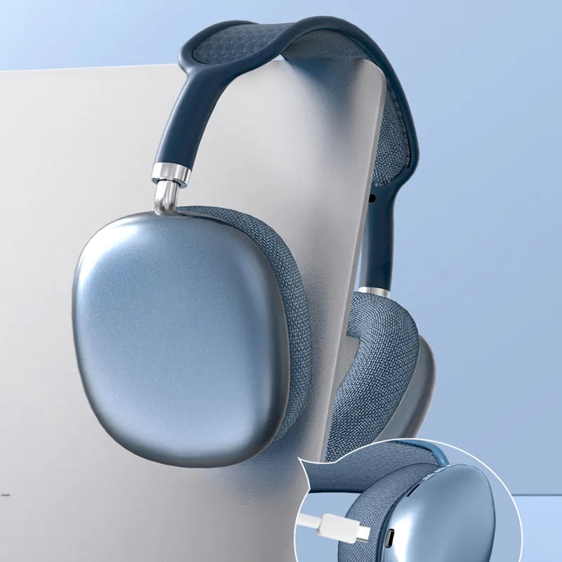 P9 Wireless Bluetooth Headphones with Noise-Cancelling Mic, Stereo Sound, Sports and Gaming Earphones, TF Card Support