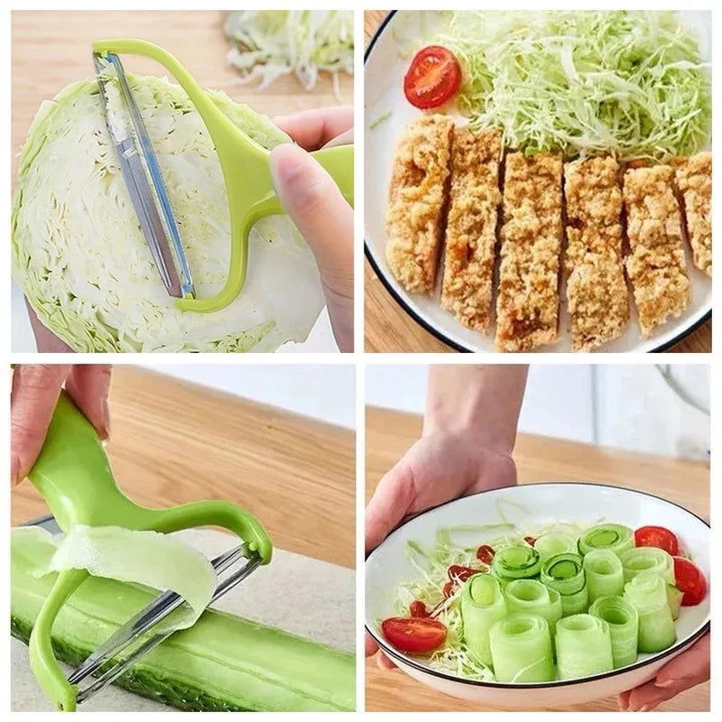 Cabbage Cutting Manual Shredder - Fast and Efficient Vegetable Peeler for Household Use - Innovative Cabbage Stuffing Device - Versatile Kitchen Gadget and Accessory