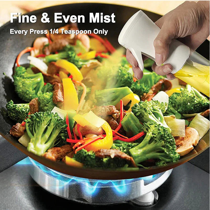 BBQ Cooking Oil & Vinealingar Sprayer- Versatile Kitchen Sauce Dispenser for Baking, Camping, Barbecue | Suitable for Olive Oil & Soy Sauce