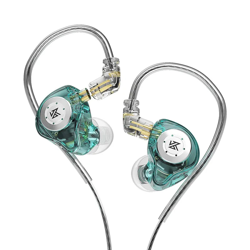 KZ EDX Pro In-Ear Monitor Headphones - HiFi Wired Earphones with Dynamic Bass Stereo, Noise Cancelling Features, Perfect for Gaming and Music