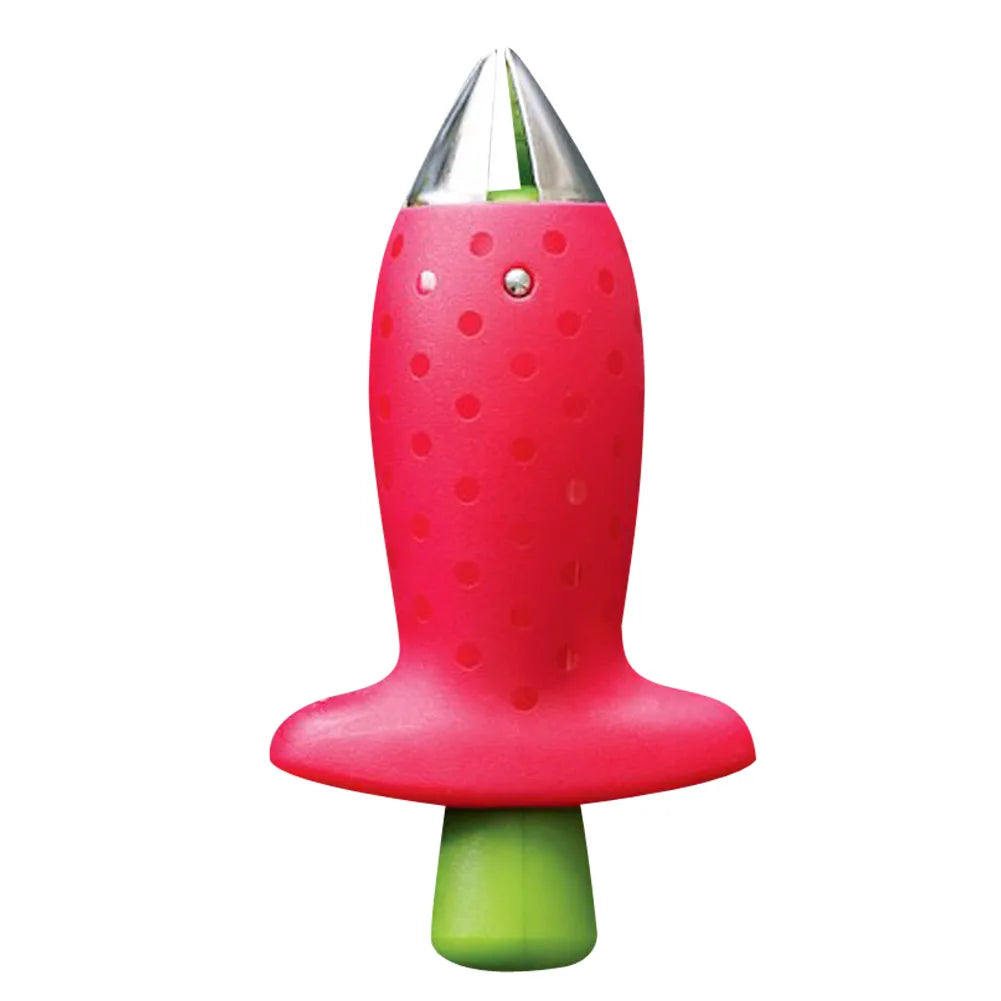 Strawberry Huller and Tomato Stalk Remover - Metal Stem Remover Tool for Fruit and Vegetables - Kitchen Gadget for Removing Stems and Leaves - Free Shipping